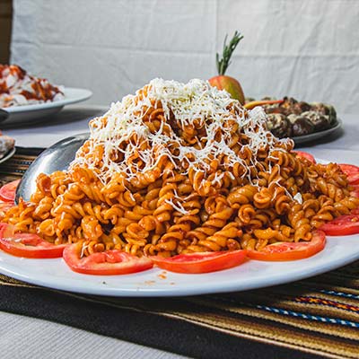 Refeições durante a caminhada