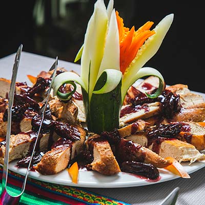 Refeições durante a caminhada