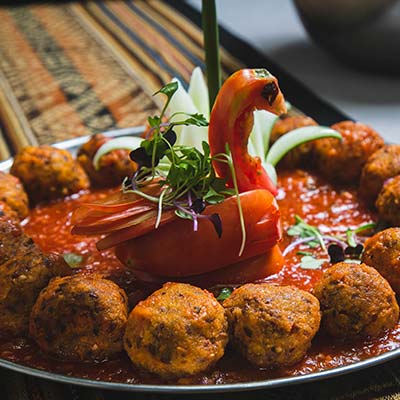 Refeições durante a caminhada