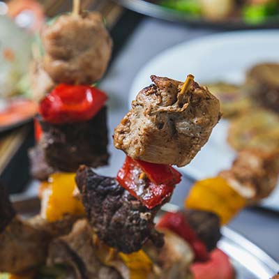 Refeições durante a caminhada