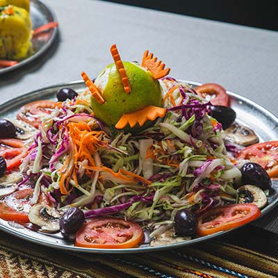 Refeições durante a caminhada