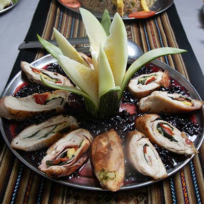 Refeições durante a caminhada