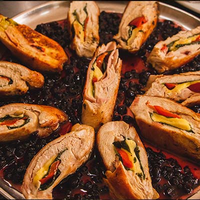 Refeições durante a caminhada