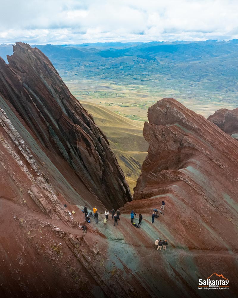 Vista panorâmica da impressionante paisagem de Layo