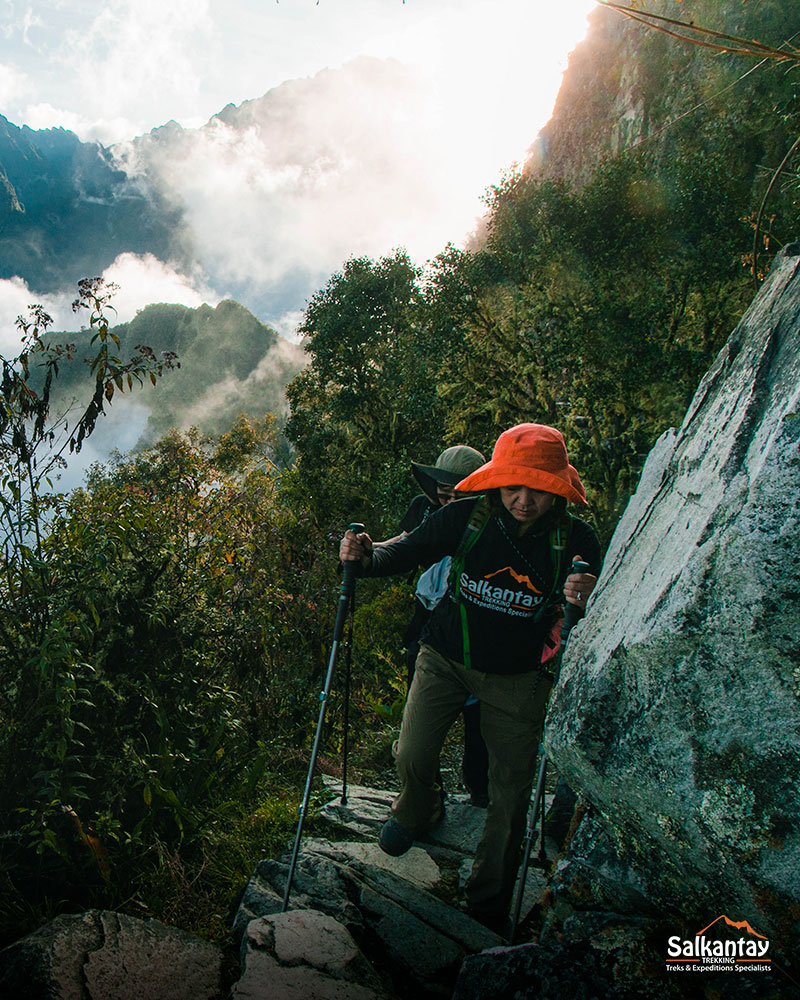 Caminho para Wayna Picchu