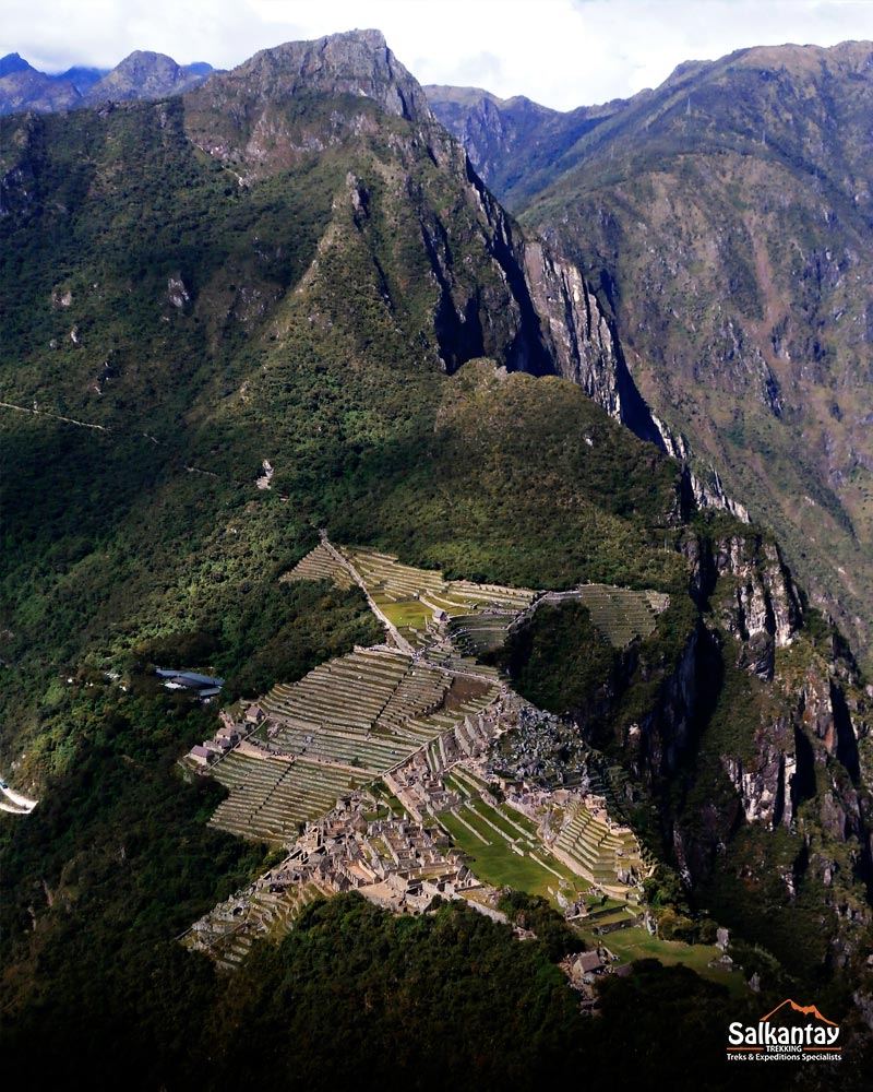 Vista da montanha Huayna Picchu