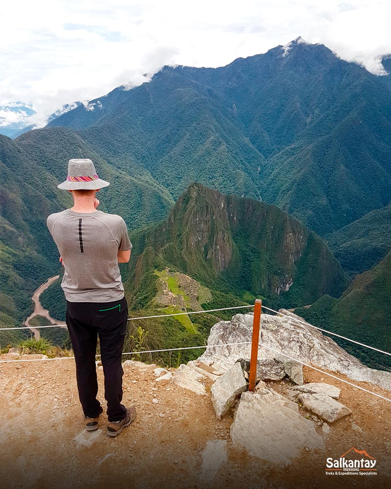 Vista da montanha de Machu Picchu