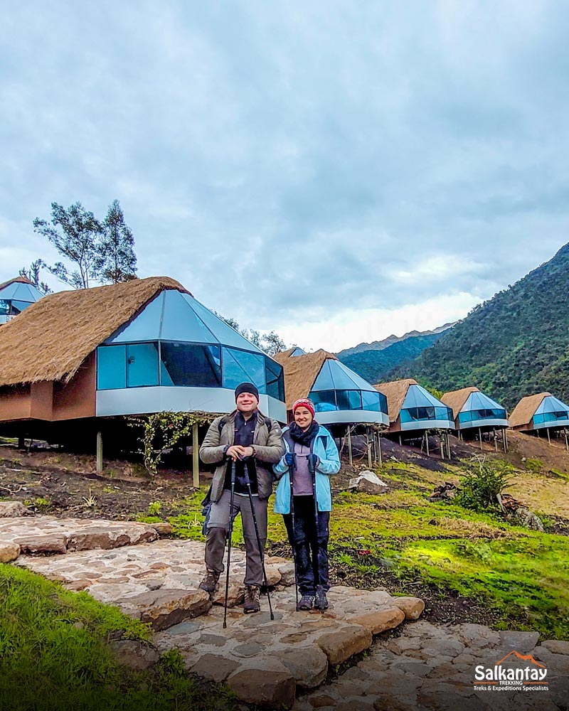 O acampamento de luxo Mountain Sky View