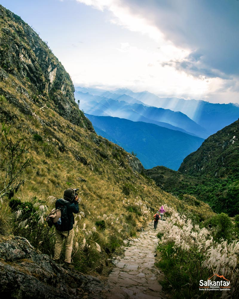 Paisagem andina na Trilha Inca