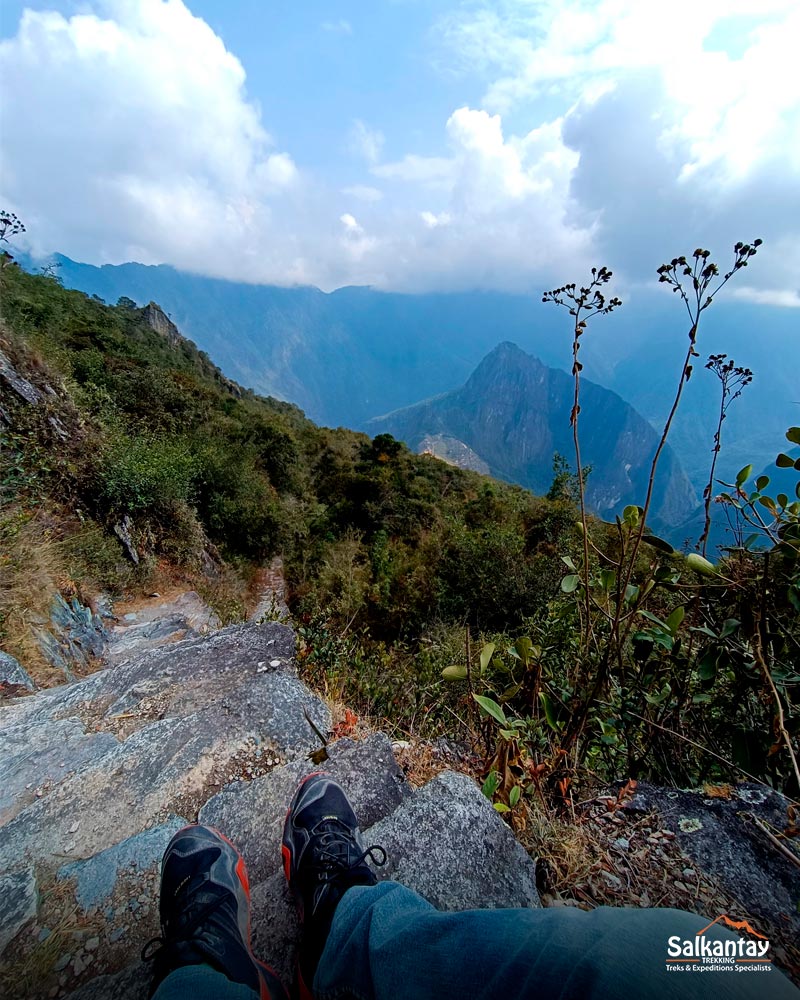 Caminhada até o pico da montanha Machu Picchu