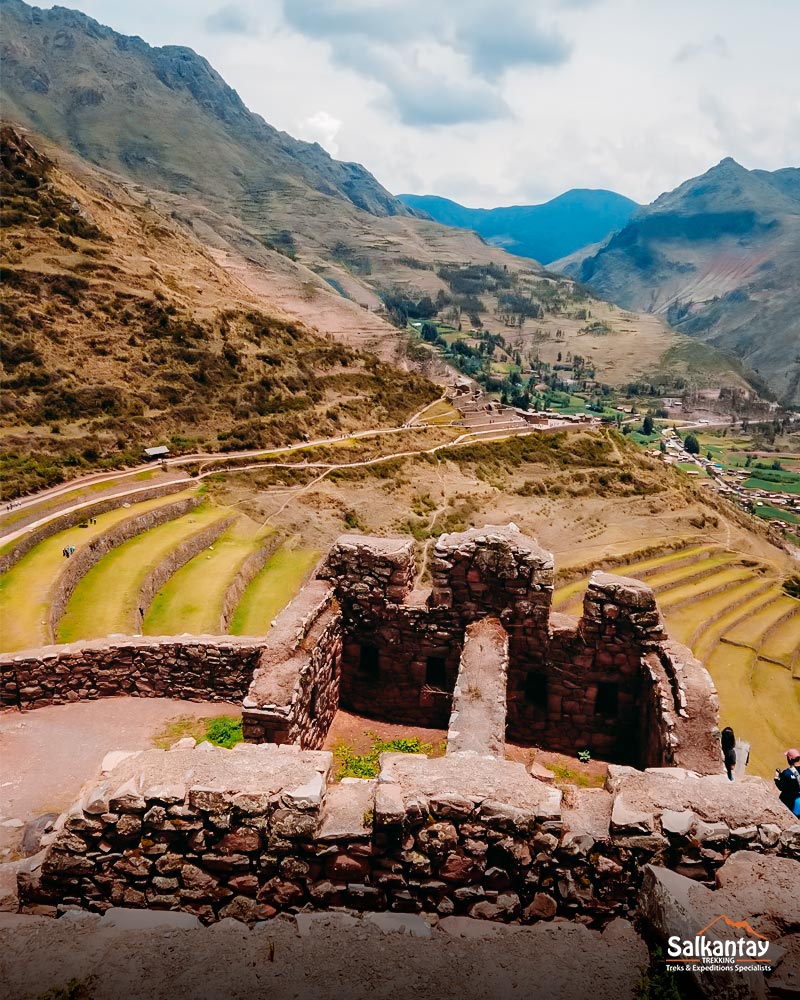 Construção inca de Pisac