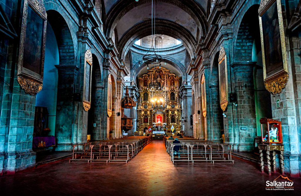 A igreja de São Pedro.