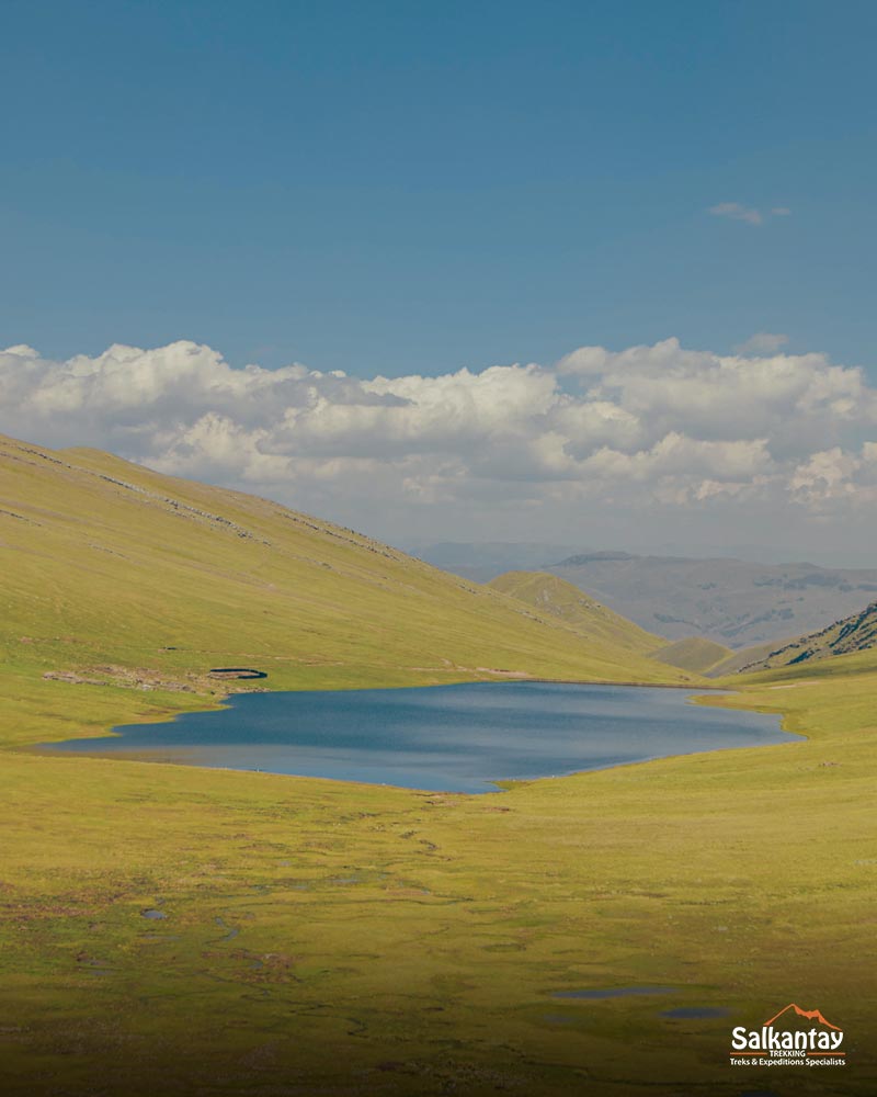 O Lago Qoricocha.