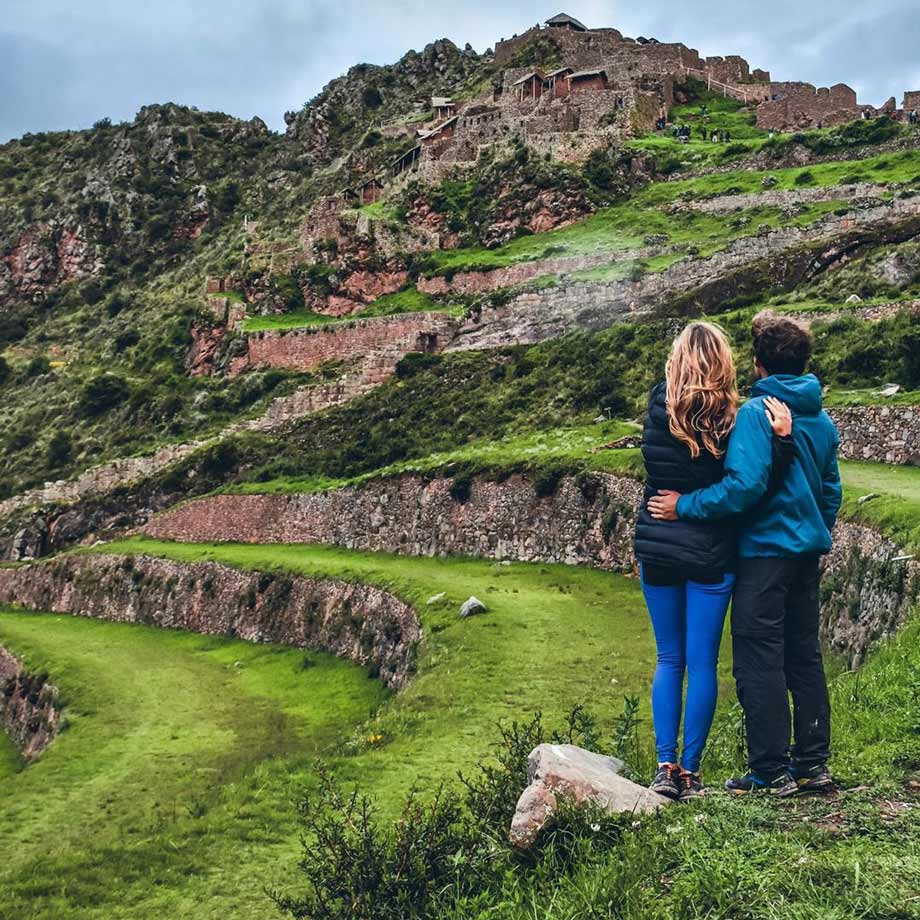 Pisaq ou Pisac, locais arqueológicos épicos no Vale Sagrado dos Incas.