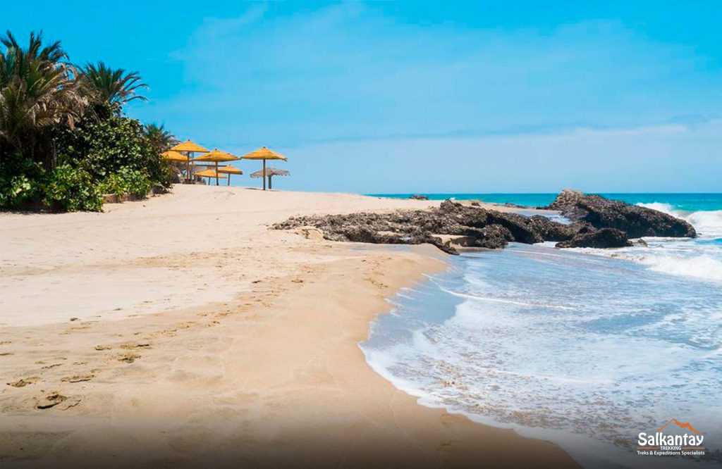 Praia de Punta Sal, Mancora, Peru.