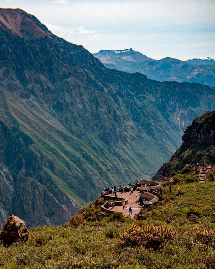 Miradouro do cânion do Colca.