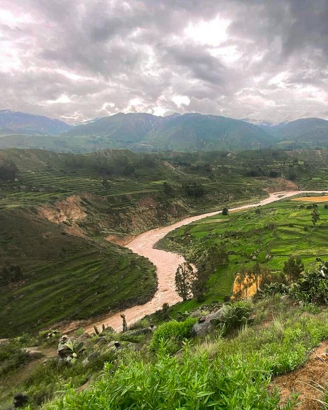 Cânion do Colca na temporada de chuvas.