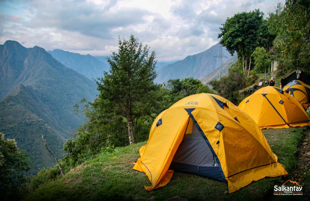 Acampamento no Caminho Inca