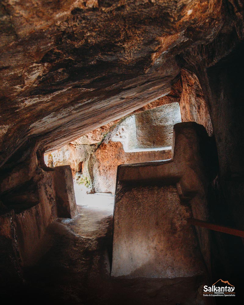 Sítio cerimonial no sítio arqueológico de Qenqo