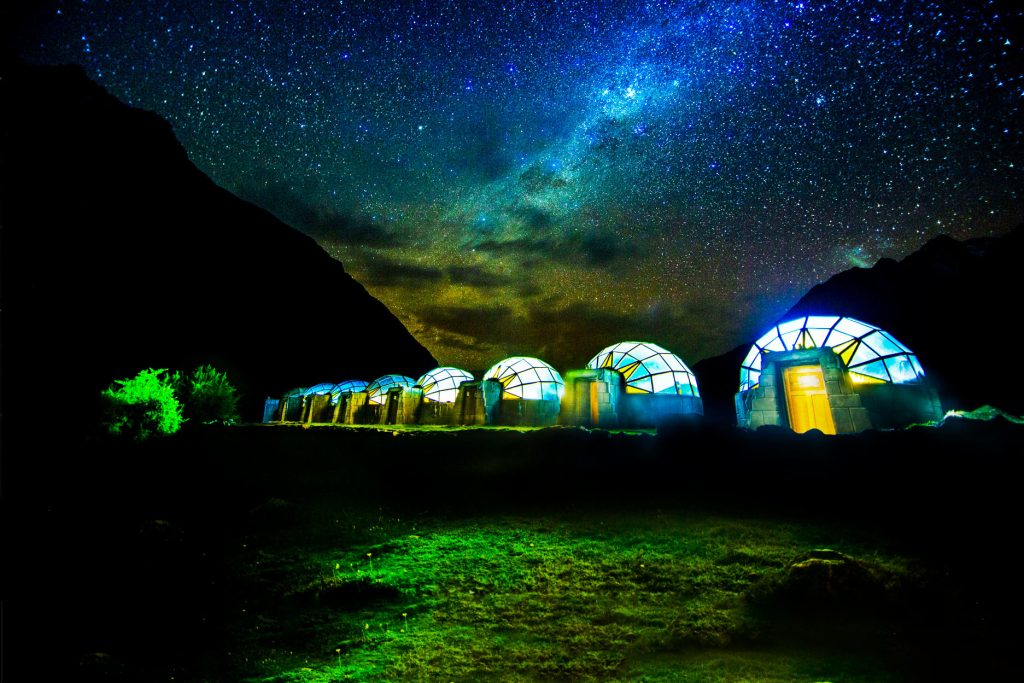 Sky Camp, exclua o acampamento na rota Salkantay