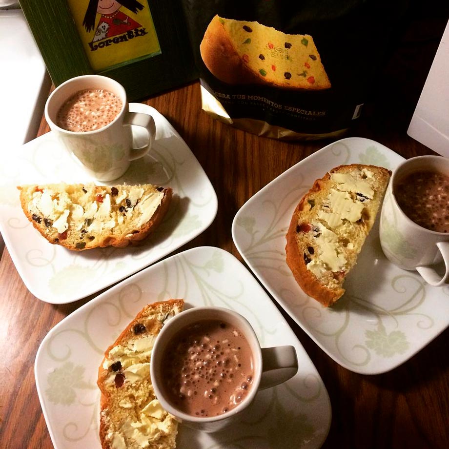 Chocolatada e Paneton