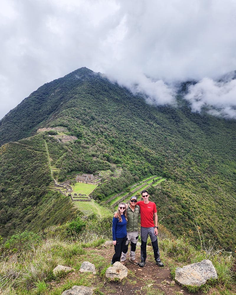 Imagem panorâmica de Choquequirao