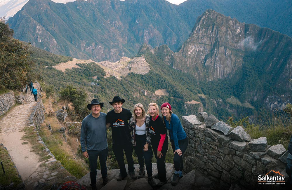 Vista de Machu Picchu a partir da Sun Gate