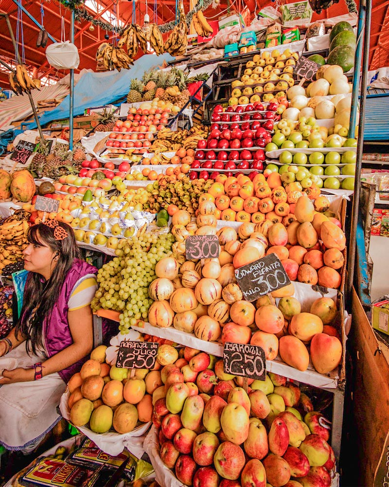 alguns dos frutos peruanos 