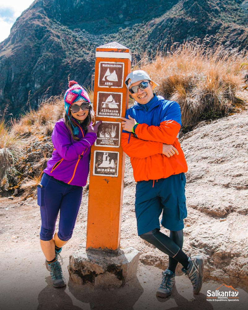 Passo da Mulher Morta na Trilha Inca