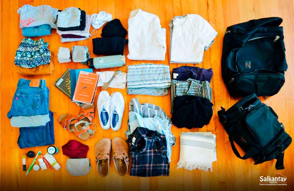 Packing list Cusco